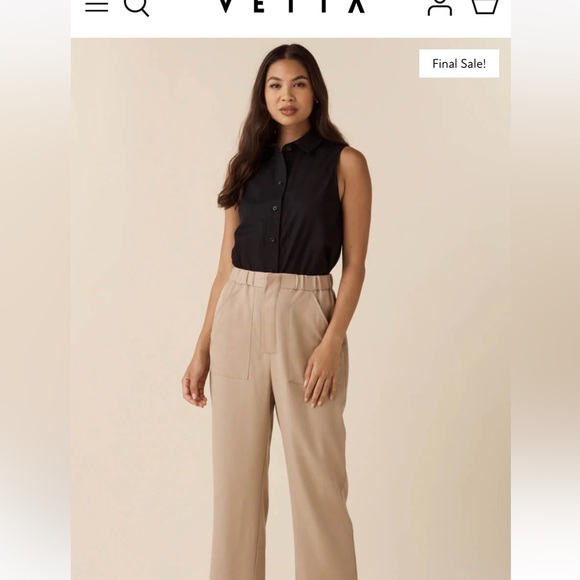 VETTA Utility Capsule Two Piece Poplin Shirt - Picture 3 of 10